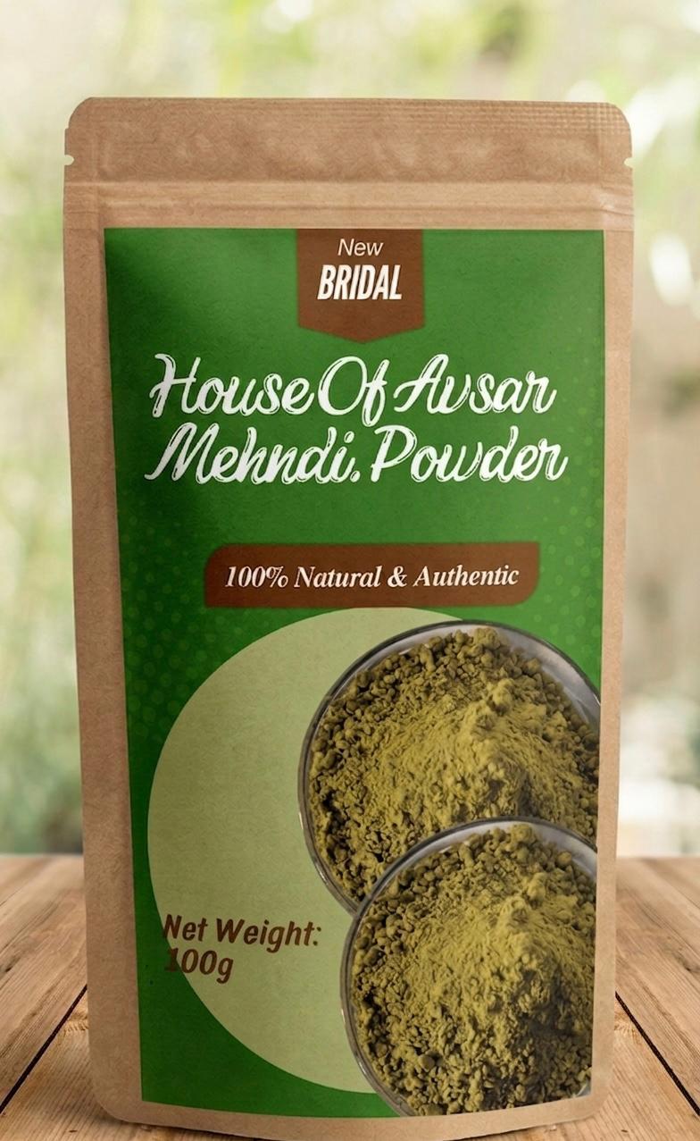 Bridal Blend 100% natural   Henna powder (Lawsomia Inermis) for skin and hair